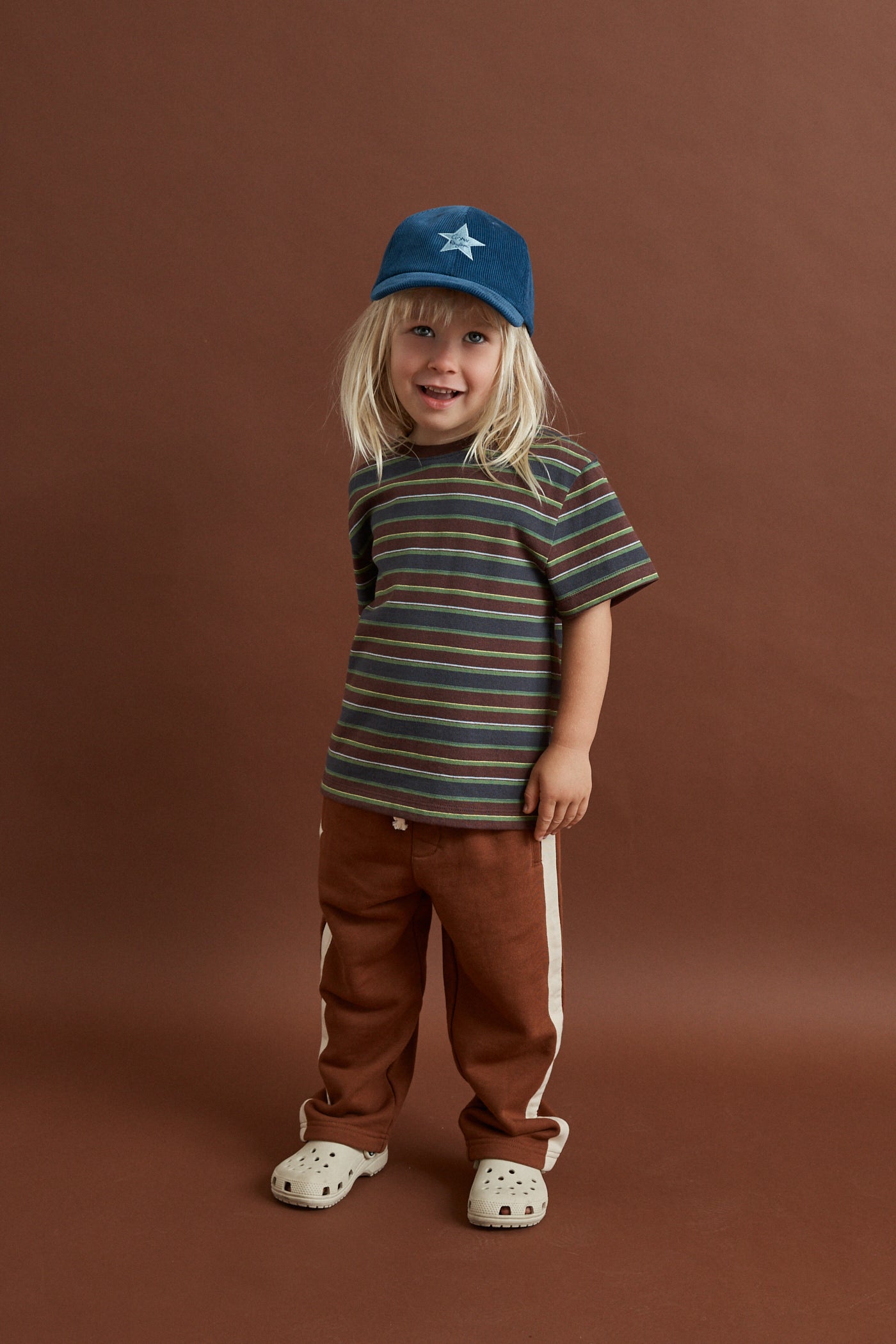 Kids Adventure Stripe SS Tee