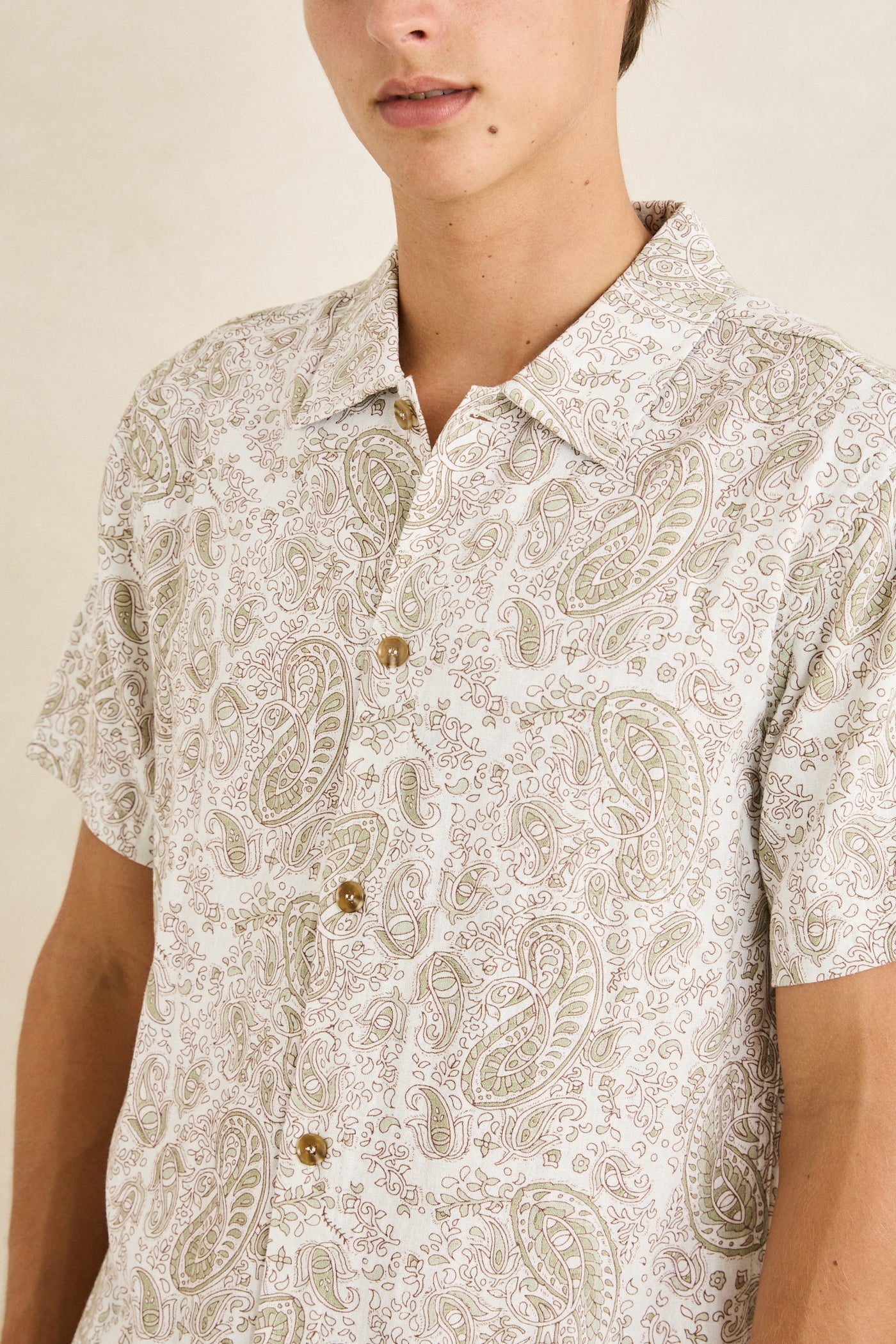 Tally Paisley Short Sleeve