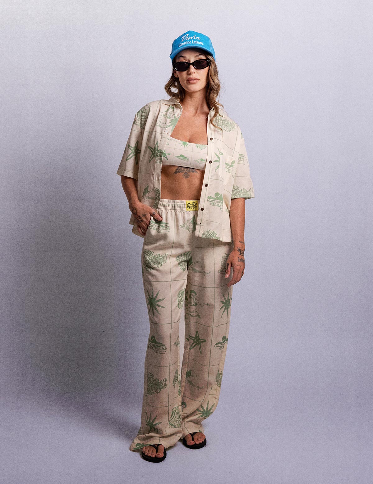 Salty Tencel Cabana Pant
