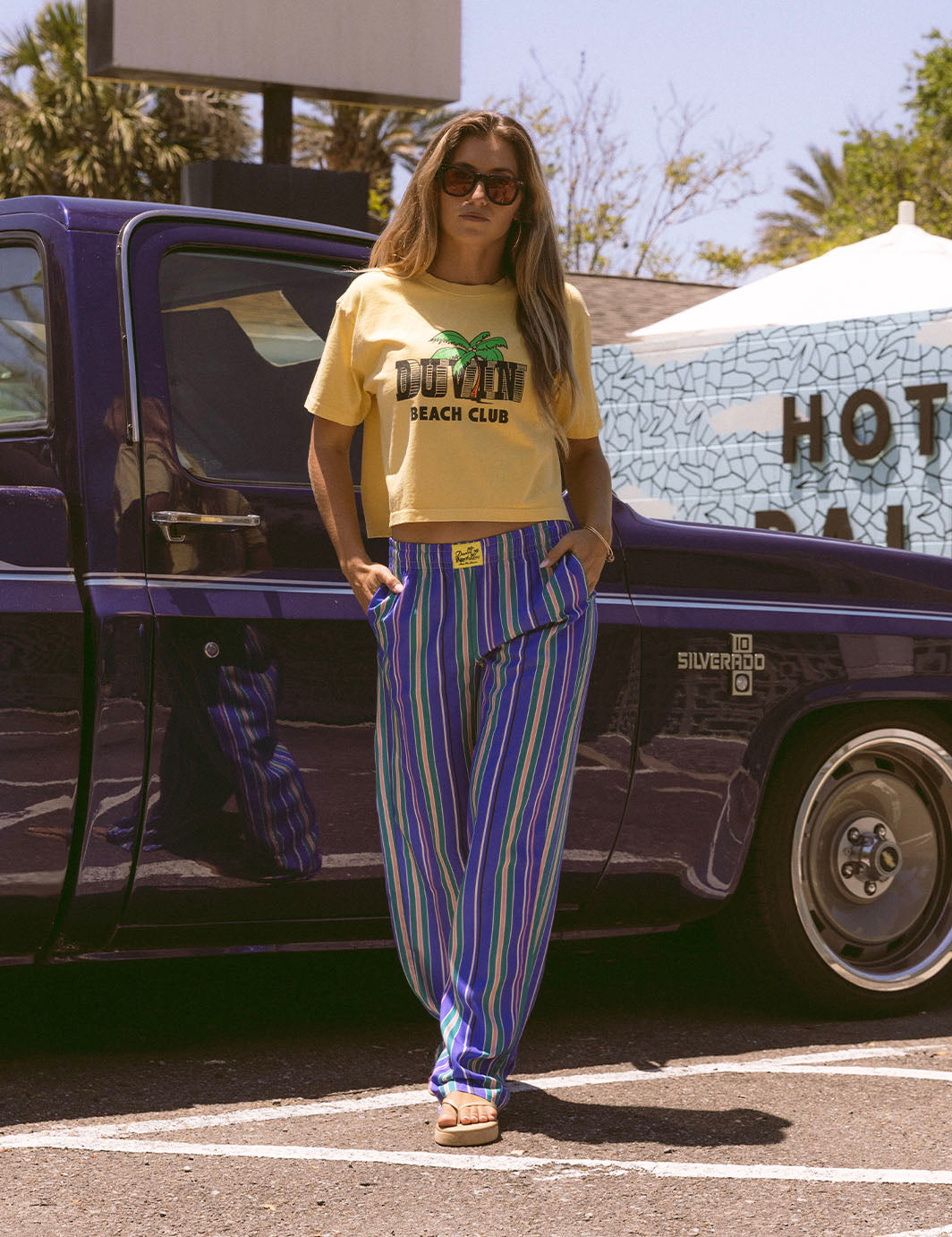 Vertical Tencel Cabana Pant