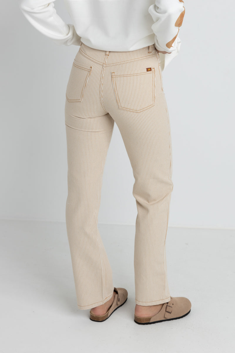Willa stripe straight jean