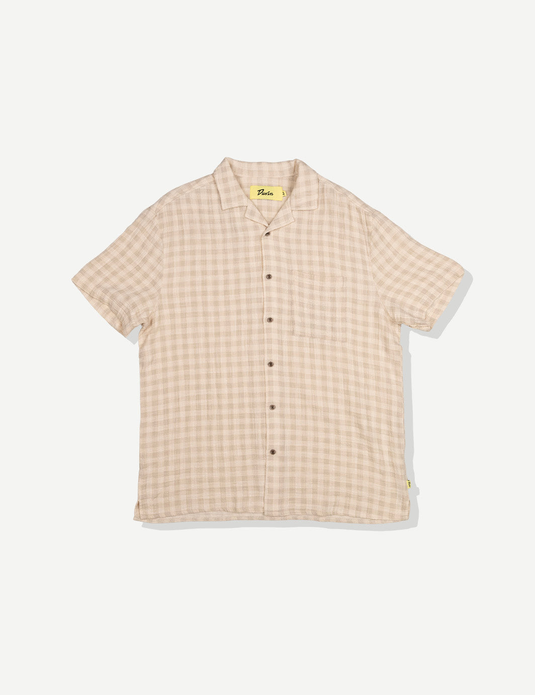 Textured Cotton Cabana Shirt