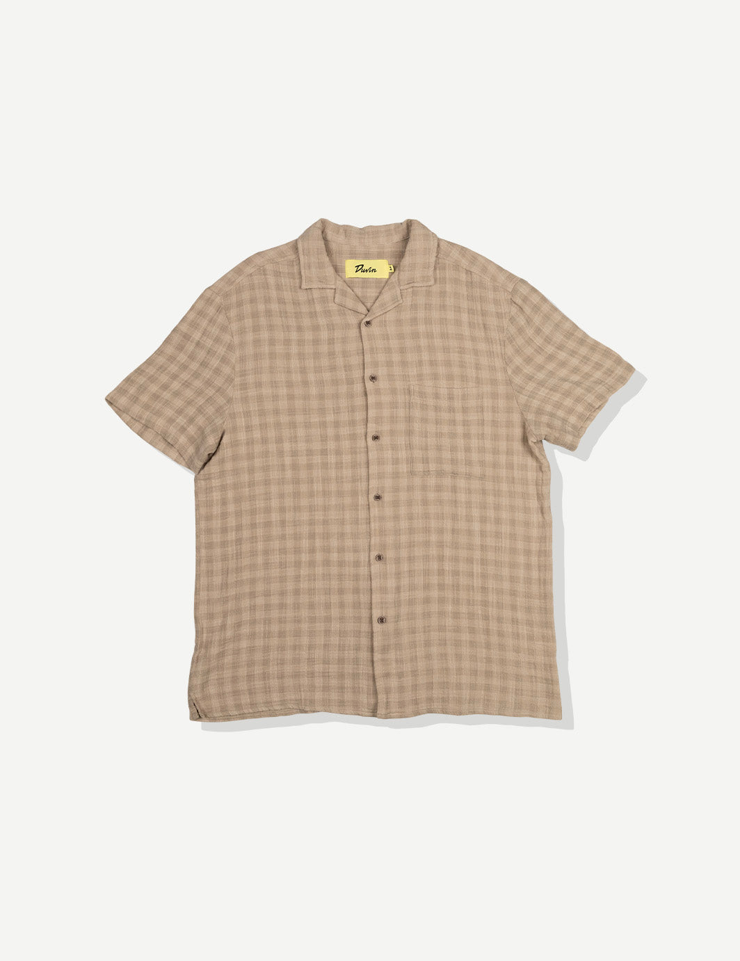 Textured Cotton Cabana Shirt