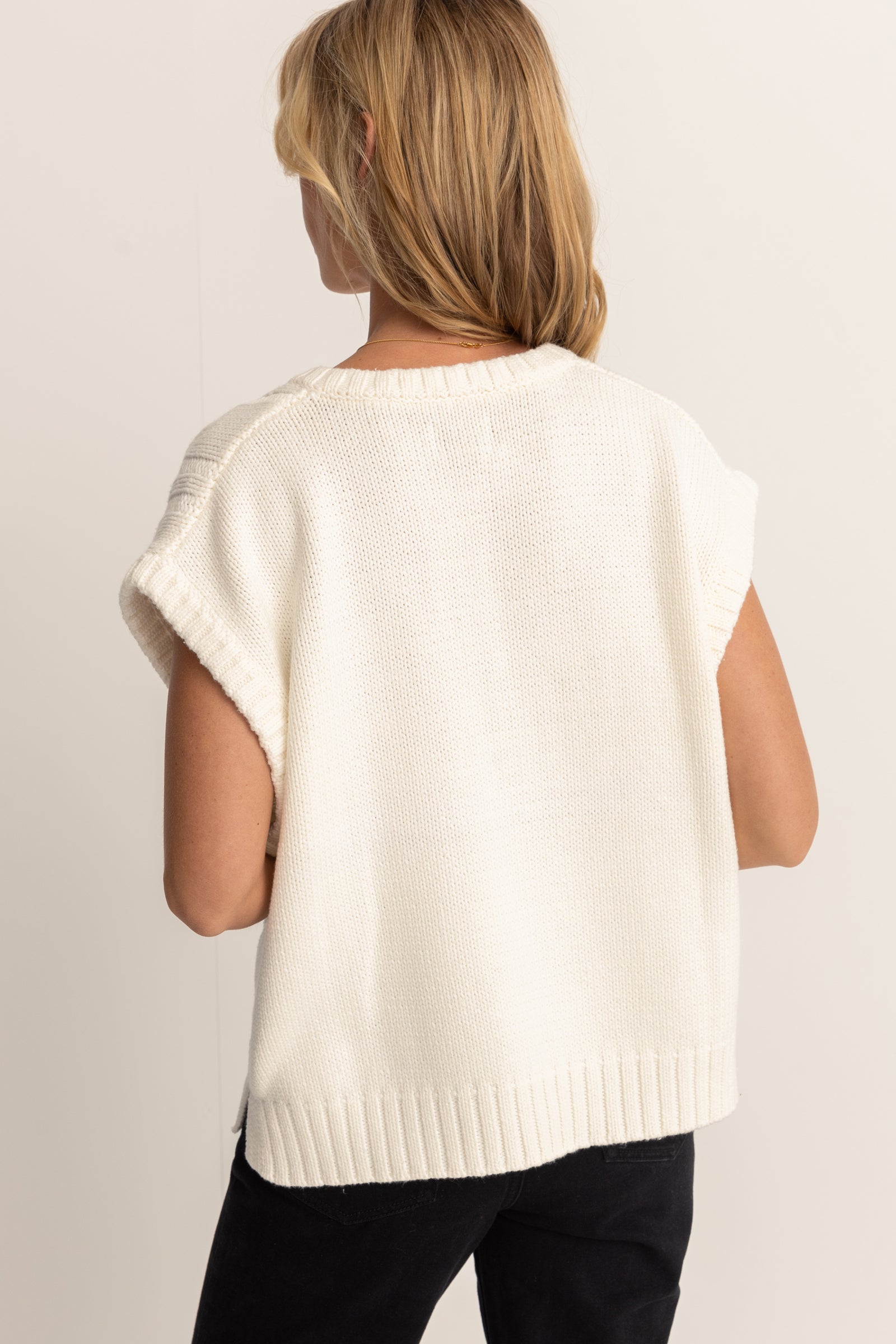 Finley Cable Knit Vest