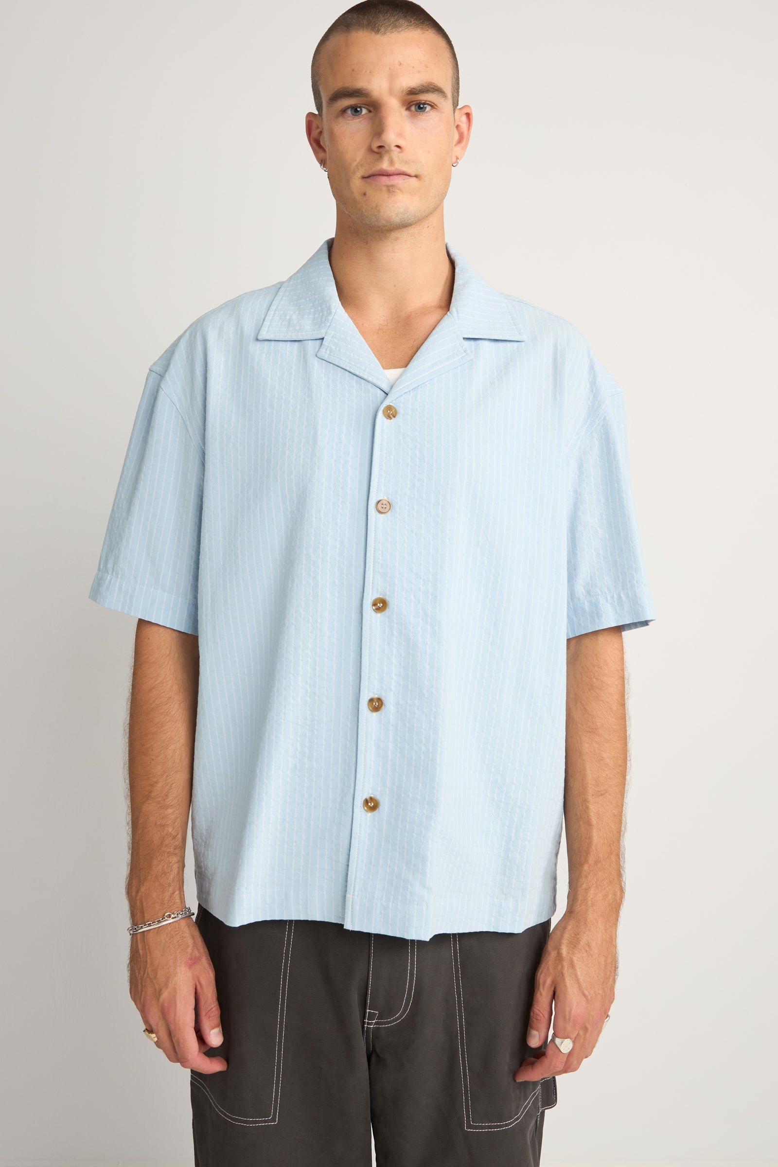 Relaxed Check Short Sleeve Shirt