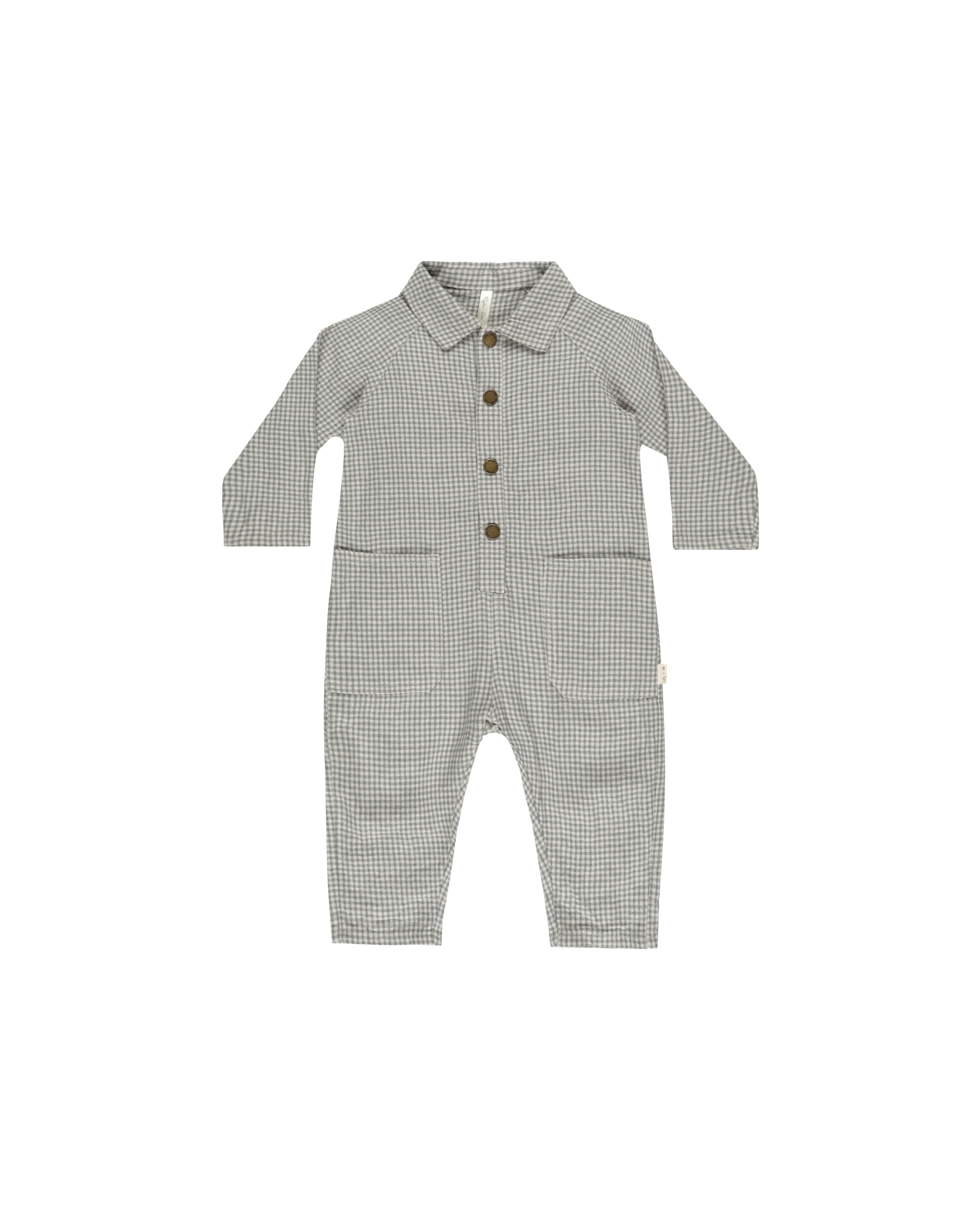 Collared baby jumpsuit