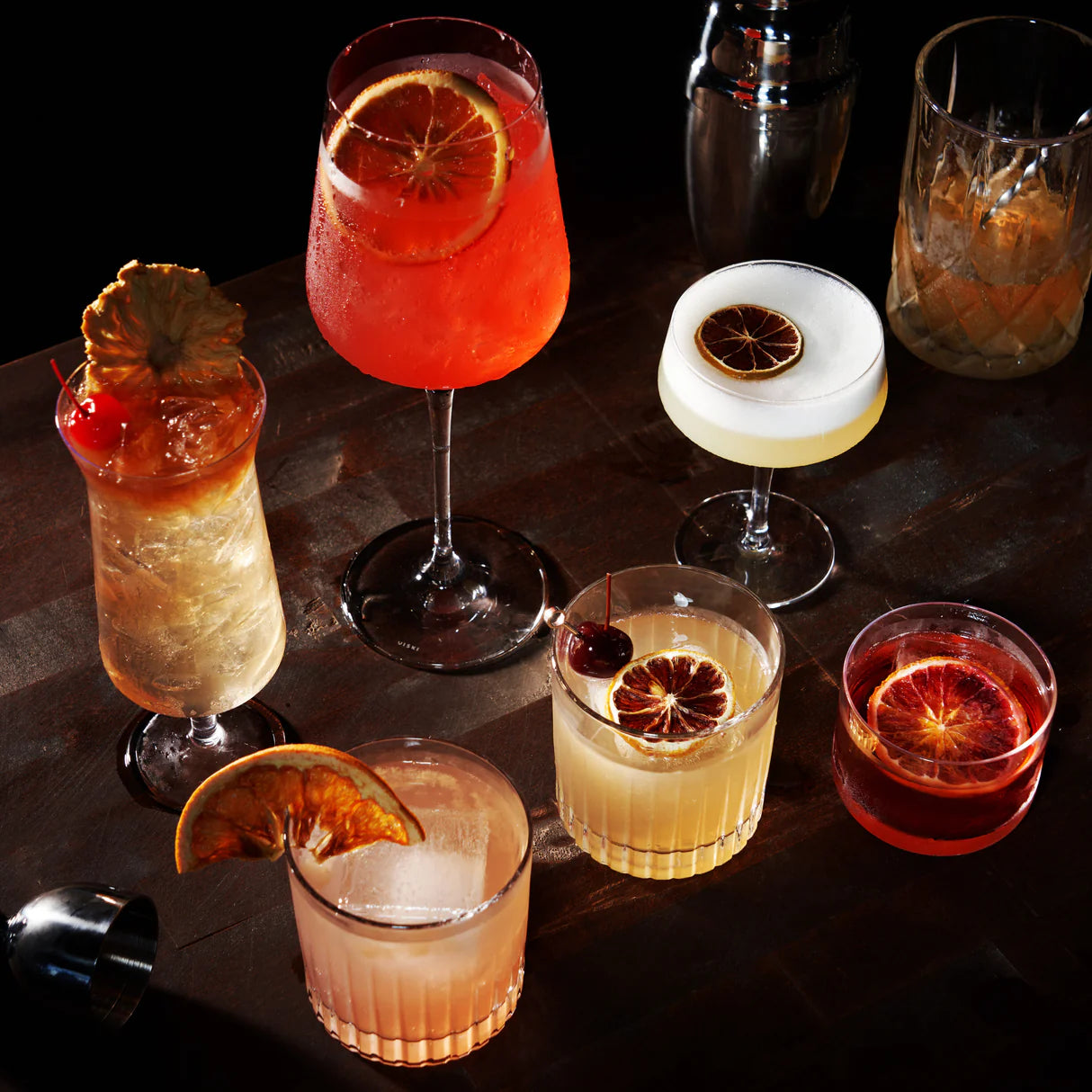 Dehydrated Grapefruit Cocktail Garnish